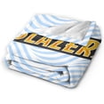 thumbnail image 2 of UAB Blazers Logo Fleece Blanket, Very Soft Microfiber Flannel Blanket for Couch Warm and Cozy for All Seasons, Black, 2 of 6