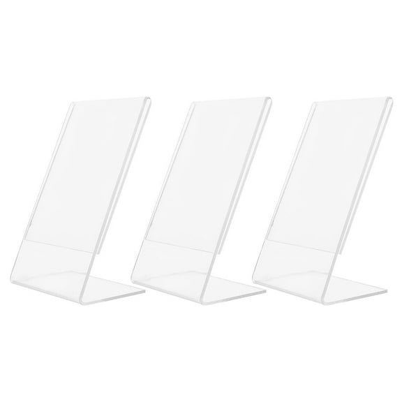 3 Pcs Photo Frame Acrylic Frame Reminder Frames 8x10 Wedding Photo Display Shelves Office Work