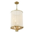 thumbnail image 4 of Warm Brass Four Light Chandelier from the Wynwood Collection, 4 of 5