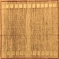 thumbnail image 1 of Ahgly Company Indoor Square Oriental Brown Modern Area Rugs, 3' Square, 1 of 4