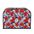 thumbnail image 2 of Haiem Leaves And Flowers Print Toaster Covers 4 Slice Wide Slot,Bread Dust Cover & Fingerprint Protection,Bread Machine Cover,Appliance Covers, 2 of 7