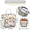 thumbnail image 5 of Halloween Autumn Halloween Elements Womens Lunch Box for Work,Insulated Large Lunch Bag for Tween and Teen,Loncheras Para Mujer,Leakproof Adult Lunch Bag for Work,Beach,Travel,Picnic,Camping, 5 of 7