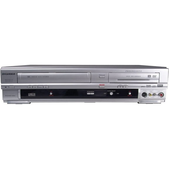 Restored Sylvania ZV420SL8 DVD/VCR Recorder w/ Original Remote, Manual, A/V Cables & HDMI Converter (Refurbished)