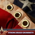 thumbnail image 3 of G128 - 5 Pack: USA Tea Stained Pleated Fan Flag 2x4FT Embroidered Polyester Stars and Stripes, 3 of 8