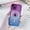 Purple+Blue, variant on SaniMore for iPhone 14 Magnetic Case Support Wireless Charging, Flexible TPU Transparent Gradient Cover with Tempered Glass Camera Lens Protector Shockproof Protective Shell, Purple+Blue