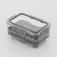 thumbnail image 6 of YIKA Tupperware Container Multi Functional Ice Tray Fresh-keeping Box Portable Refrigerator Fresh-keeping Box Storage Box Kitchen Sealed Box Food Grade Transparent Lunch Box Kitchen Storage Gray, 6 of 6