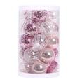 thumbnail image 3 of Txlixc Decoraciones de bolas de Navidad, 25 decoraciones de árboles de Navidad, anillos colgantes, decoraciones de Navidad para fiestas de vacaciones familiares Txlixc moda, 3 of 6