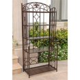 thumbnail image 2 of International Caravan Mandalay Iron Bakers Rack in Bronze, 2 of 2