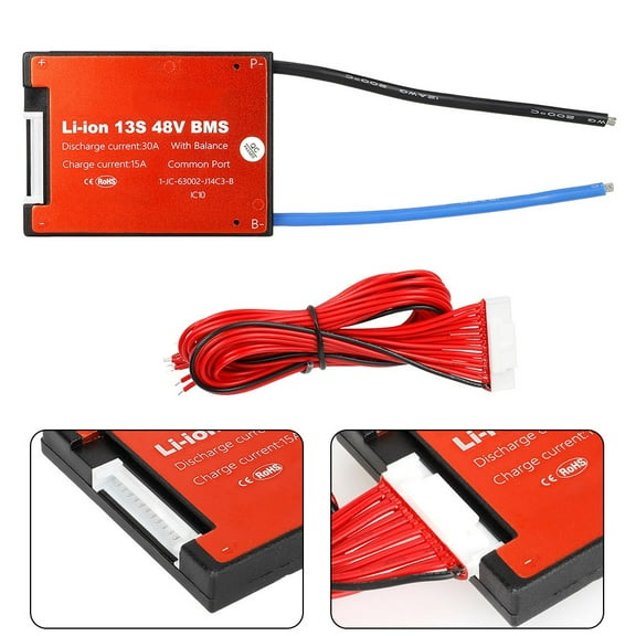 13S 48V 30A Li-ion Cell Battery Protection Board for Balanced bike E-bike