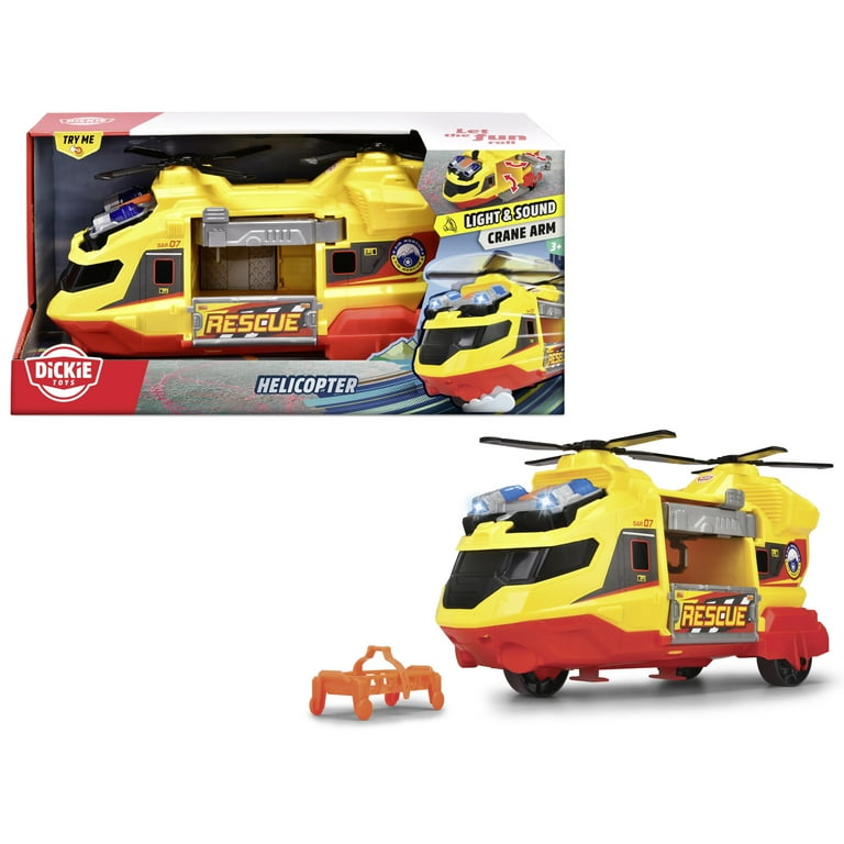 Dickie Toys: Rescue Helicopter - Yellow & Red - 11