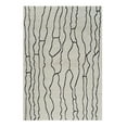 thumbnail image 4 of 7' X 10' Cream and Black Abstract Distressed Area Rug, 4 of 11