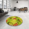 thumbnail image 4 of Ahgly Company Machine Washable Indoor Rectangle Transitional Dark Bisque Brown Area Rugs, 3' x 5', 4 of 7