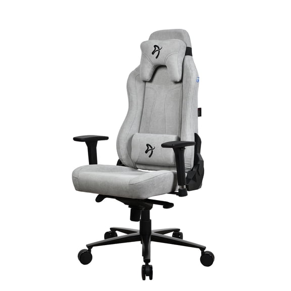 Arozzi Vernazza Soft Fabric Office & Gaming Chair - Light Grey