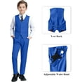 thumbnail image 4 of Lycody Boy's Formal Suit Set Slim Fit Kids Tuxedo Suits for Wedding Teen Toddler Boy Dress Suit Outfit, 4 of 6