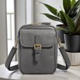 thumbnail image 6 of HUISZJ Crossbody Bag Cell Phone Bag, Crossbody Cell Phone Bag with Adjustable Removable Strap, Zipper Shoulder Handbag Purse Wallet for Women Men (Gray), 6 of 10