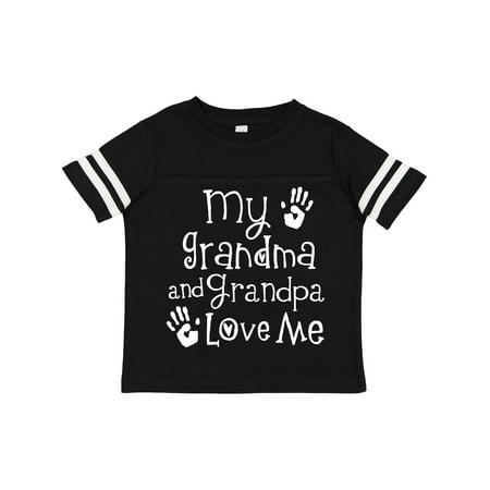 

Inktastic Grandma Grandpa Love Me Girls Gift Toddler Boy or Toddler Girl T-Shirt