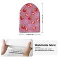 thumbnail image 2 of Kdxio Cute Strawberry Winter Beanie for Men Women Beanie Knit Hat Cuffed Cap Beanie Knit Chunky Snow Cap, 2 of 6