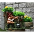 thumbnail image 1 of Gnome Mignon avec Escalier de Trois Pots de Fleurs, 1 of 1