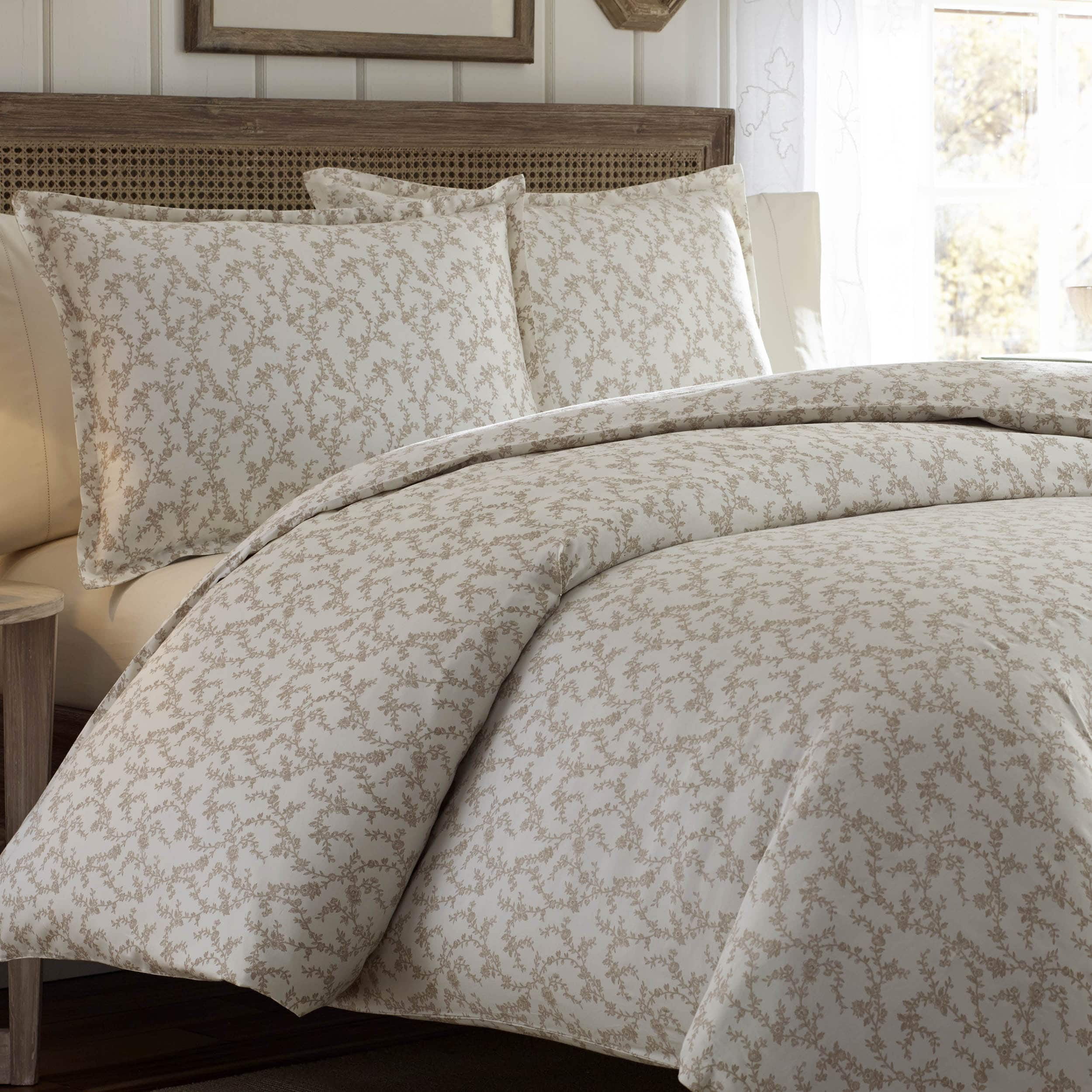 Laura Ashley Victoria 3-piece Duvet Cover Set - Walmart.com