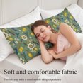 thumbnail image 5 of Dark Green Lemon Birds Body Pillow Cover 20 x 54 Inch Decorative Pillow Cover Summer Botanical Tropical Lumbar Pillowcase Seasonal Rectangle Cushion Case for Couch Sofa Bed Living Room, 5 of 9