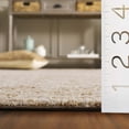 thumbnail image 5 of SAFAVIEH Abstract Carina Solid Area Rug, Light Brown/Ivory, 8' x 10', 5 of 11