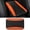 Orange, variant on Car Center Console Cushion Pad, Universal Leather Waterproof Armrest Seat Box Cover Protector,Comfortable Car Decor Accessories Fit for Most Cars, Vehicles, SUVs (Black)