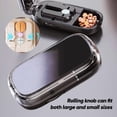 thumbnail image 3 of Pill Cutter Splitter for Small and Tiny Pills - Accurate Multi-Pill Splitter Tablet Cutter Pill Organizer with Centering Guide & Double Safety Blades to Cut 1/2&1/4 (White), 3 of 10