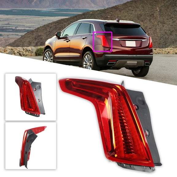 Genrics Left Side Tail Light Assembly Replacement for 2017-2021 Cadillac XT5 Driver Side Rear Brake Lamp