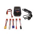 thumbnail image 4 of Venom 20C 2S 5000mAh 7.4V Hard Case LiPo Battery with Universal Plug System and Venom LiPo and NiMH AC Sport Balance Charger Combo, 4 of 5