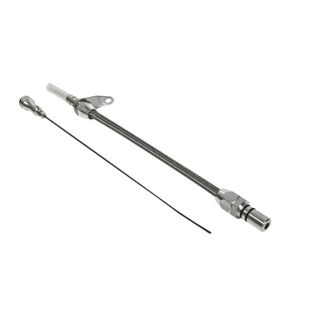 B&m Automatic Transmission - B&M 22165 Aluminum Braided Dip Stick Fits TH-350 Transmission