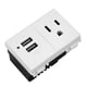 thumbnail image 5 of Estevez Contacto 2P+T + 2 cargadores USB Blanco, Nuevo, 5 of 6