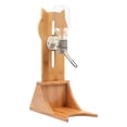 thumbnail image 1 of Botella de agua para mascotas con soporte Fuente de agua para perros y gatos Dispensador de agua estancado para mascotas Botella gris, 1 of 9