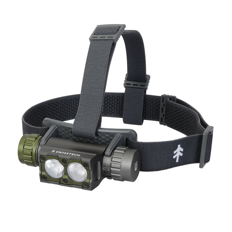 Swiss Tech STARKE 30, 3000 Lumen Rechargeable LED Headlamp with
