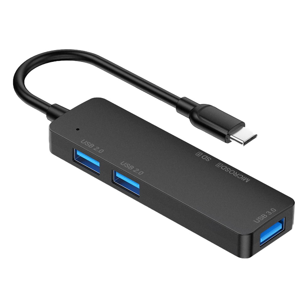 Weiweiguan 1pc USB Hub SD TF Reader Port Hub USB-C Transfer Device USB Data Hub
