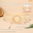 thumbnail image 4 of WHIPPY Women Straw Woven Stretch Belt for Dresses Pants Ladies Braided Elastic Belts, 4 of 6