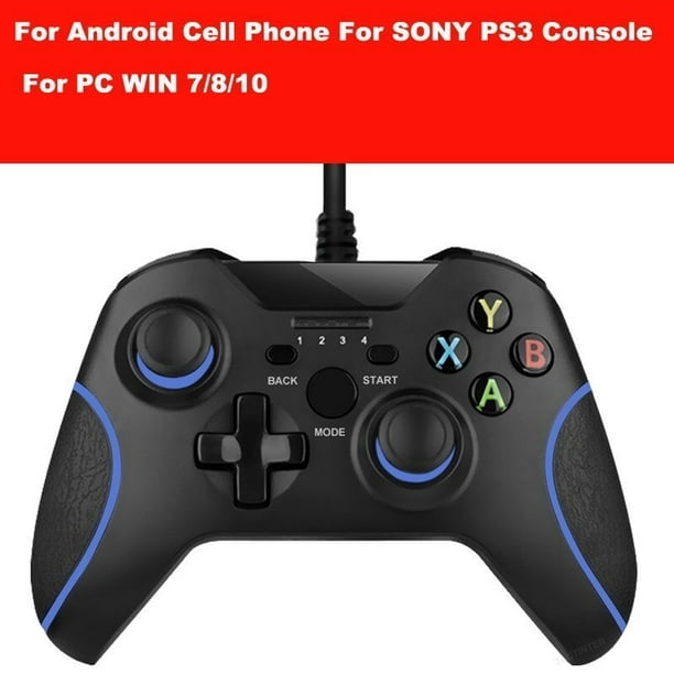 Joystick Gamepad de vibración con cable USB para controlador de PC para Windows 7/8/10 no para Xbox 360 Joypad con alta calidad Tan Jianjun unisex