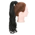 thumbnail image 3 of SEGO One Piece Ponytail Hair Extensions Clip in Wrap Around on Pony Tail Thick Real Natural Synthetic Fibre Ponytail Hairstyle Hairpiece for Women, 3 of 9