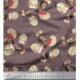 thumbnail image 1 of Soimoi Rayon Fabric Bird & Owl Kids Decor Fabric Printed Yard 56 Inch Wide, 1 of 3