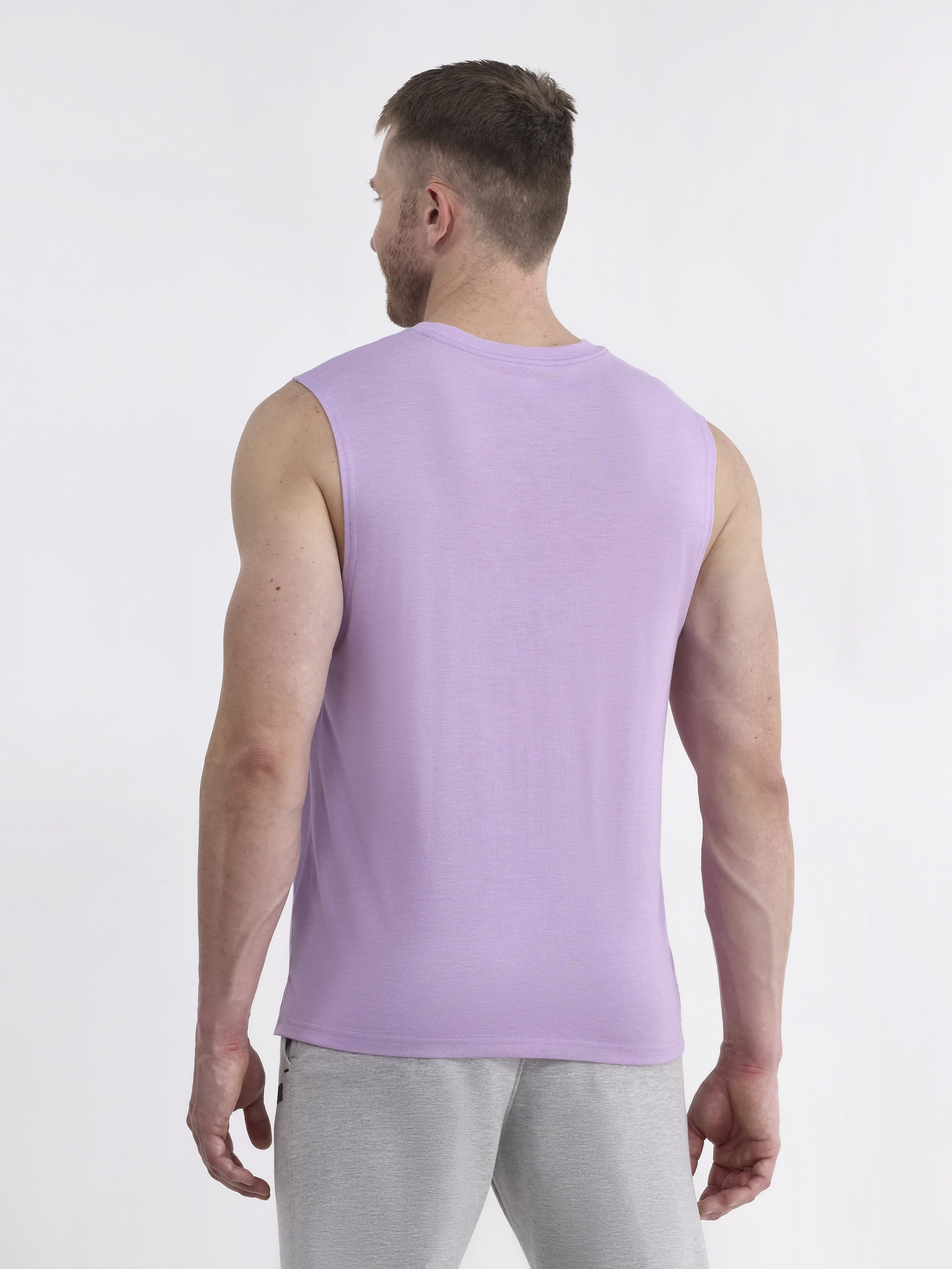 Athletic Works Men's and Men's Big & Tall Tri-Blend Muscle Tee, Sizes XS-4XLT