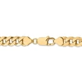 thumbnail image 3 of 14K 8mm Flat Beveled Curb Chain 9  inches, 3 of 4