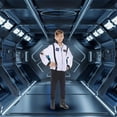 thumbnail image 2 of Chaqueta de astronauta para niños Costume Underwraps, color blanco, 2 of 4