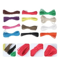 TAILTOSS 12 Bundles Necklace Rope Cord Waxed Cotton For Artisans Diy Projects 10M Length 1mm Diameter