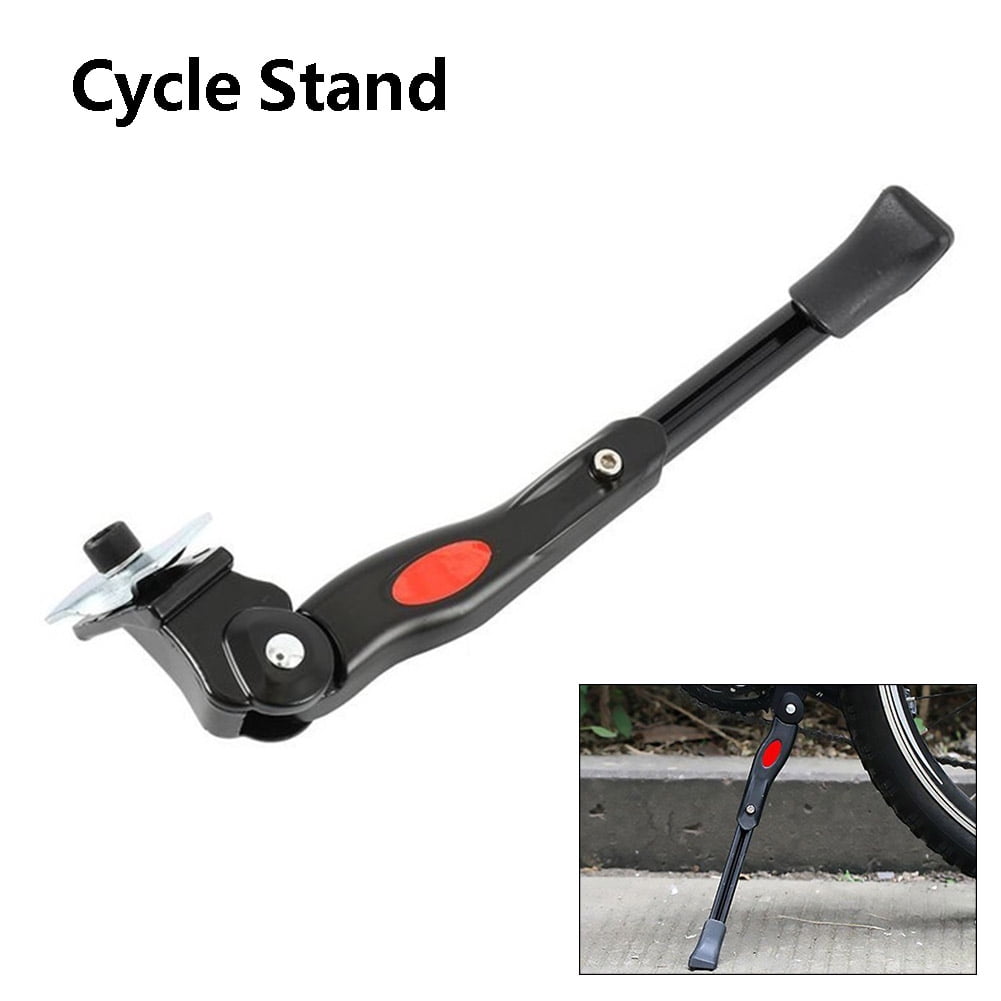 Shotbow Bike Kickstand Adjustable Center Mount Aluminum Alloy Bicycle Kickstand Side Support Kick Stand Bicycle Stand Support Rear Mount for 16 to 27 Bike Kickstand Black Shotbow Bike Kickstand Adjustable Center Mount Aluminum Alloy Bicycle Kickstand Side Support Kick Stand Bicycle Stand Support Rear Mount for 16 to 27 Bike Kickstand Black