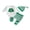 Green, variant on My First St Patricks Day Baby Boy Girl Outfits Mama‘s Luck Charm Letter Shamrock Embroidery Long Sleeve Romper Stripe Pants and Hat 3Pcs Casual Spring Clothes Set