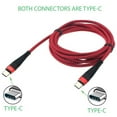 thumbnail image 2 of Type-C to USB-C 6ft PD Cable for Galaxy Tab S7 Plus (2020)/A 8.4 (2020) Tablets - Charger Cord Power Wire Sync Braided for Samsung Galaxy Tab S7 Plus (2020)/A 8.4 (2020), 2 of 8