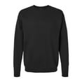 thumbnail image 5 of Hanes Unisex Perfect Crewneck Sweatshirt, Soft Pullover Fleece, Black, S, 5 of 7
