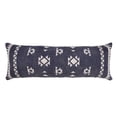 thumbnail image 2 of Laddha Home Designs Handwoven Southwestern Tribal Cotton Lumbar Pillow Cover - 36" - Blue and White, 2 of 8