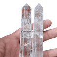 thumbnail image 2 of Varita de cristal curativo de cuarzo transparente de última llegada para brindar positividad y curación disponible a precio mayorista en la India, 2 of 4