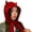 Red, variant on Breathable Earflap Pullover Hat with Devil Ears for Women Outdoor Adventures