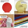 thumbnail image 4 of Efavormart 7.5ft Champagne 2-Sided Spandex Fit Round Wedding Arch Backdrop Cover, 4 of 11
